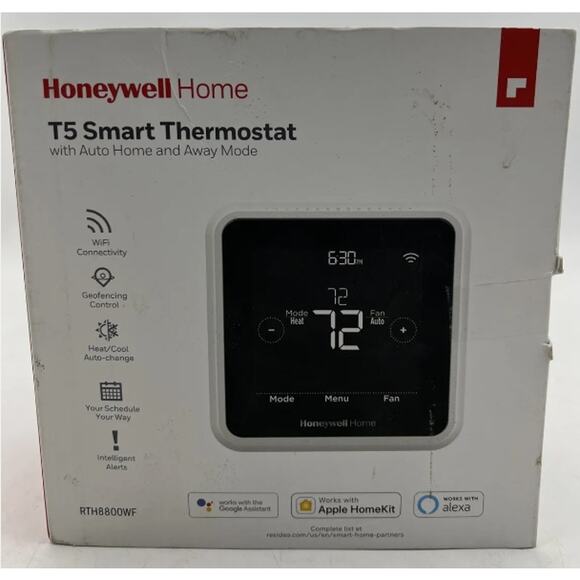 Honeywell Home T5 Wi-Fi Smart Thermostat RTH8800WF - Picture 1 of 3